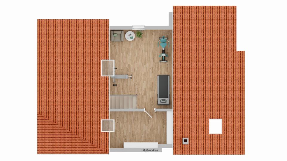 Dachgeschoßwohnung Mönchweiler - 3 Zimmer, 110 m&sup2;, 865&euro; | Angebot:25806218