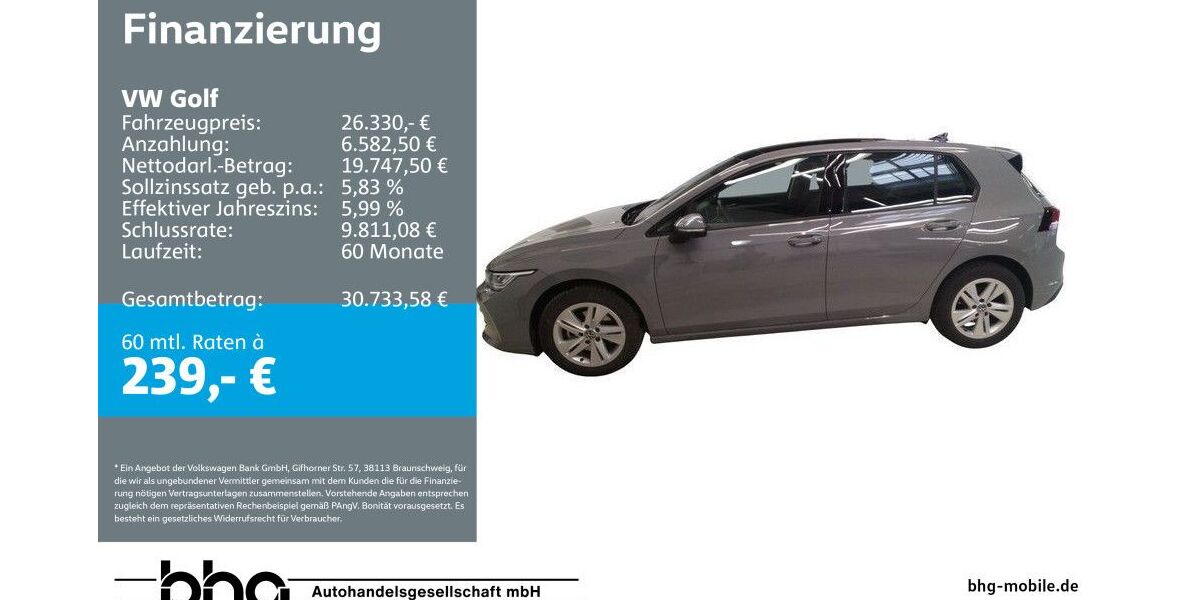 VW Golf 14.378 km 26.330 &euro; Rottweil 78628