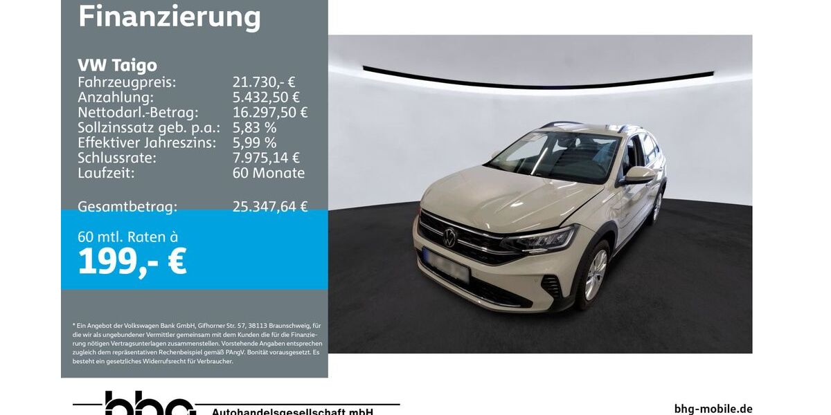 VW Taigo 69.537 km 21.330 &euro; Rottweil 78628