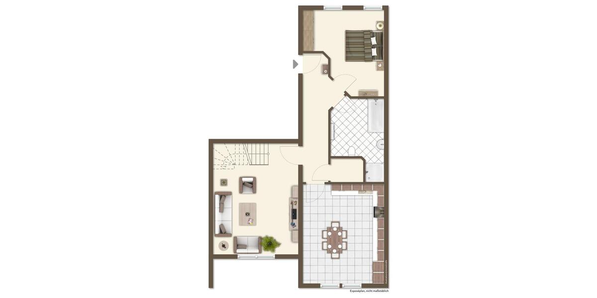 Etagenwohnung Dunningen - 3 Zimmer, 95 m&sup2;, 695&euro; | Angebot:25962218