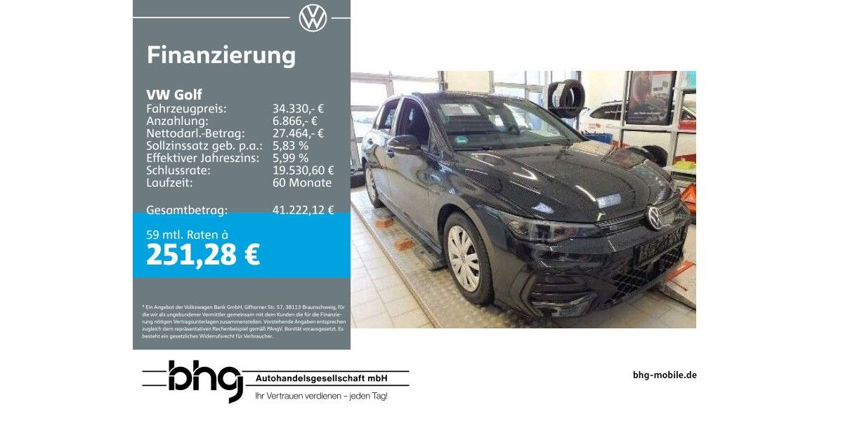 VW Golf 22.369 km 34.330 &euro; Rottweil 78628