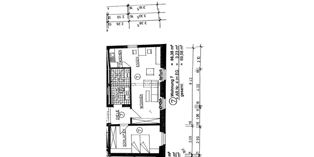 Etagenwohnung Rottweil - 2.5 Zimmer, 66 m&sup2;, 710&euro; | Angebot:26577902