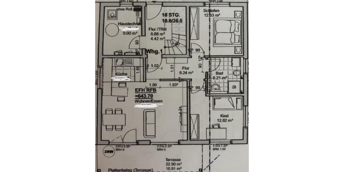Erdgeschoßwohnung Denkingen - 3 Zimmer, 78 m&sup2;, 400.000&euro; | Angebot:25635427