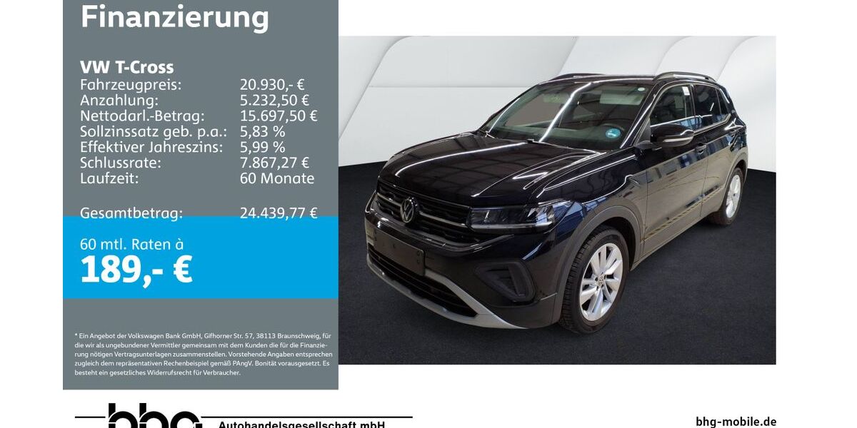VW T-Cross 14.578 km 20.930 &euro; Rottweil 78628