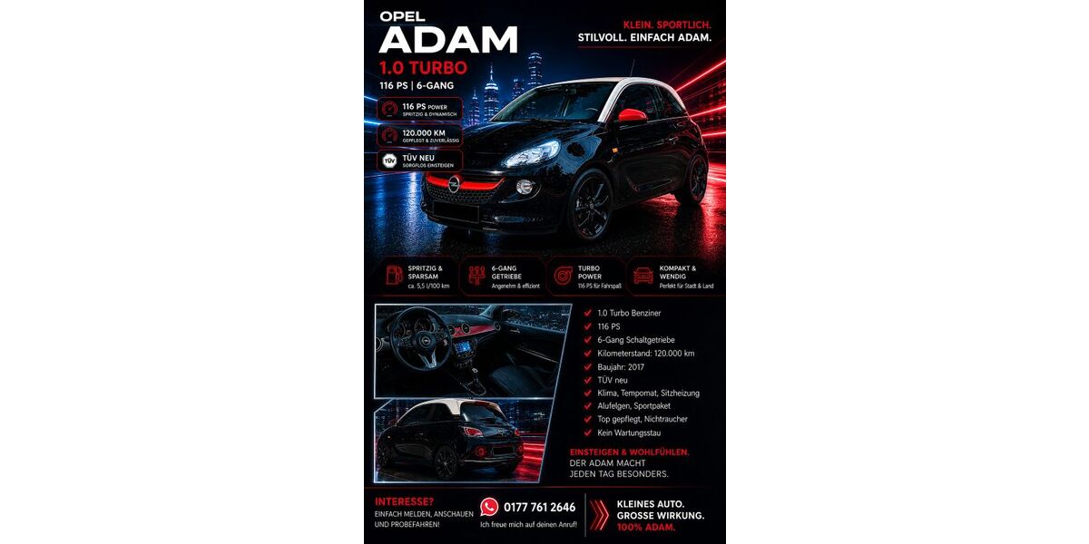 Opel Adam 112.000 km 7.299 &euro; Tuttlingen 78532