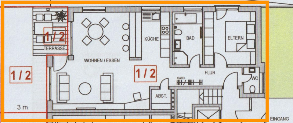 Erdgeschoßwohnung Spaichingen - 2.5 Zimmer, 73 m&sup2;, 800&euro; | Angebot:25963162
