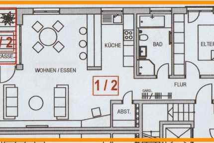 Wohnung Spaichingen - 2.5 Zimmer, 73 m&sup2;, 800&euro; | Angebot:25963162