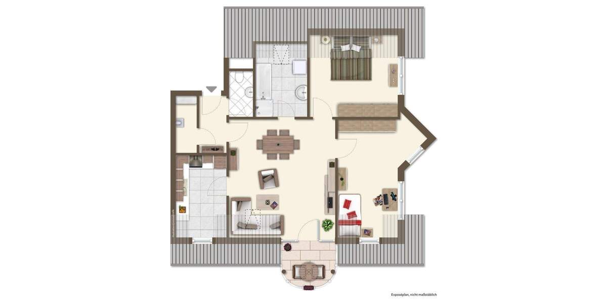 Etagenwohnung Gosheim - 3 Zimmer, 76 m&sup2;, 210.000&euro; | Angebot:25683397