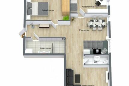 Wohnung Unterkirnach - 3.5 Zimmer, 80 m&sup2;, 190.000&euro; | Angebot:25810100