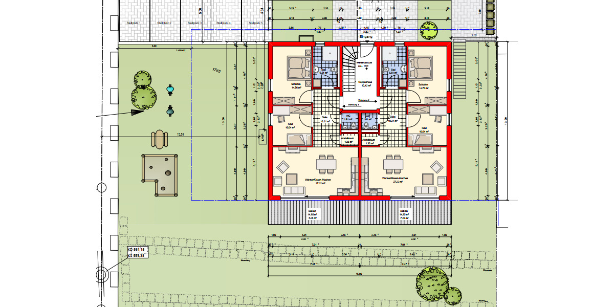 Etagenwohnung Dietingen Rotenzimmern - 3 Zimmer, 79 m&sup2;, 332.472&euro; | Angebot:25774275