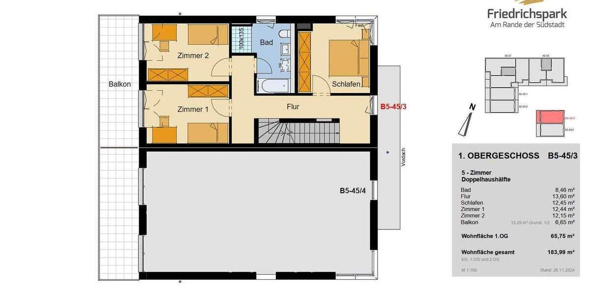 Mehrfamilienhaus, Wohnhaus Villingen-Schwenningen Villingen - 5 Zimmer, 184 m&sup2;, 826.200&euro; | Angebot:25802029