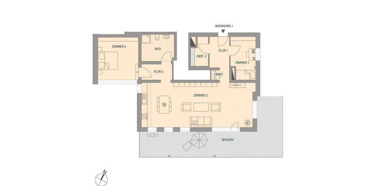 Etagenwohnung Titisee-Neustadt Titisee - 3 Zimmer, 113 m&sup2;, 499.900&euro; | Angebot:25726487