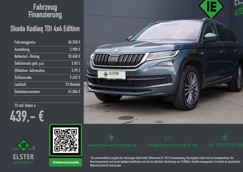Skoda Kodiaq 73.518 km 36.350 &euro; Epfendorf 78736