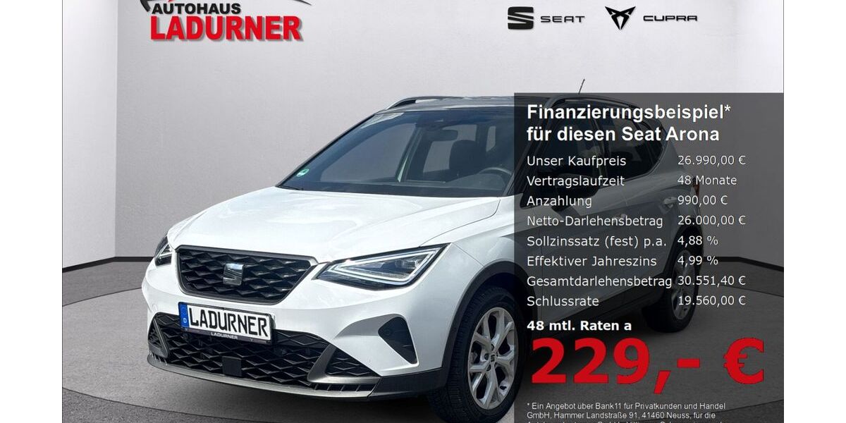 Seat Arona 7.750 km 26.990 &euro; Villingen-Schwenningen 78052
