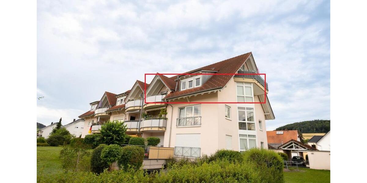 Dachgeschoßwohnung Geisingen - 4.5 Zimmer, 101 m&sup2;, 1.160&euro; | Angebot:24748991