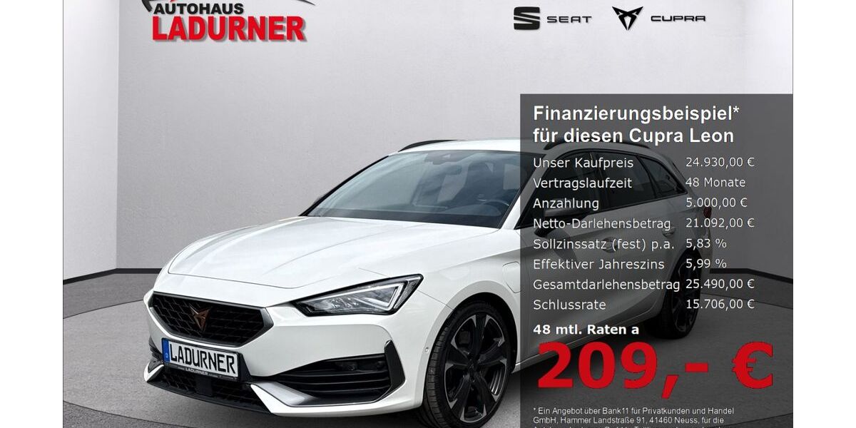 Cupra Leon 41.994 km 24.930 &euro; Tuttlingen 78532