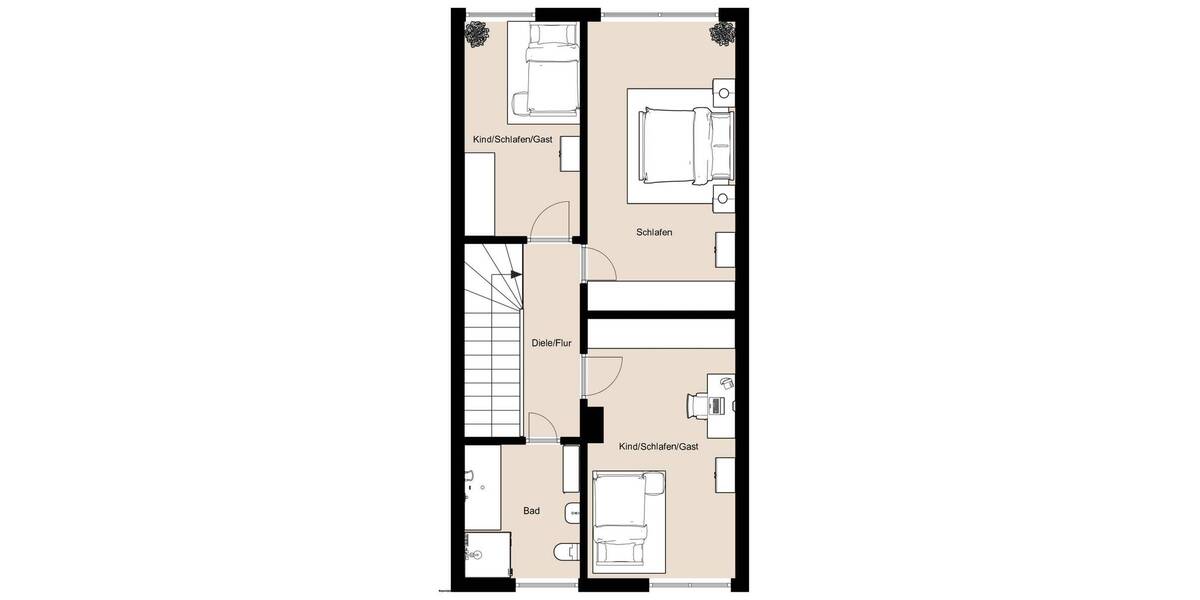 Reihenmittelhaus Villingen-Schwenningen Villingen - 4 Zimmer, 106 m&sup2;, 298.000&euro; | Angebot:26502022