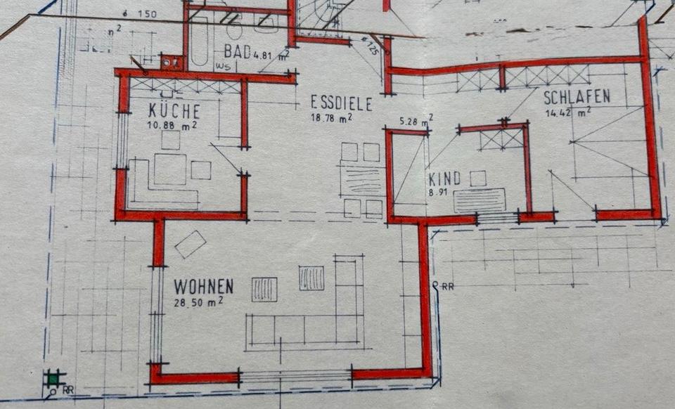 Etagenwohnung Donaueschingen - 3 Zimmer, 88 m&sup2;, 800&euro; | Angebot:26587036