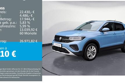 VW T-Cross 7.406 km 22.430 &euro; Rottweil 78628