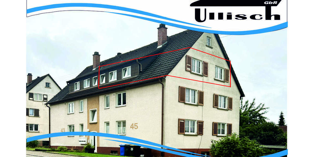 Etagenwohnung Spaichingen - 3 Zimmer, 47 m&sup2;, 89.998&euro; | Angebot:21794515