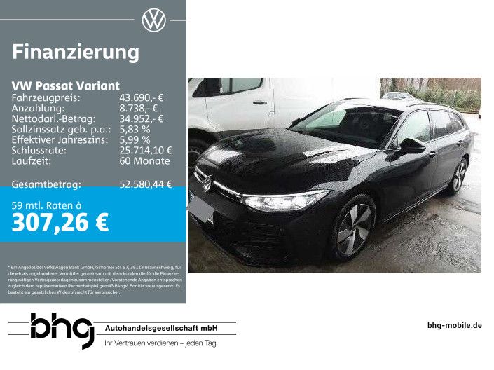 VW Passat Variant 7.374 km 42.890 &euro; Rottweil 78628