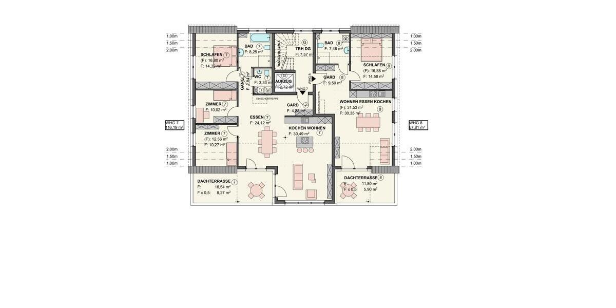 Etagenwohnung Spaichingen - 2.5 Zimmer, 86 m&sup2;, 990&euro; | Angebot:25711608