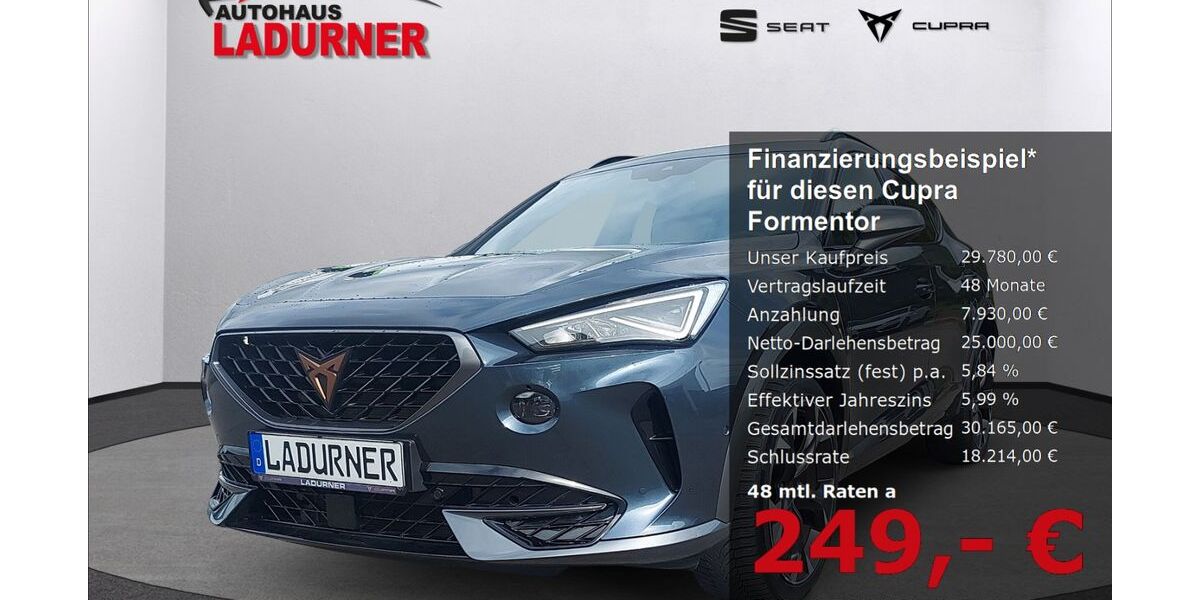 Cupra Formentor 33.665 km 29.780 &euro; Villingen-Schwenningen 78052