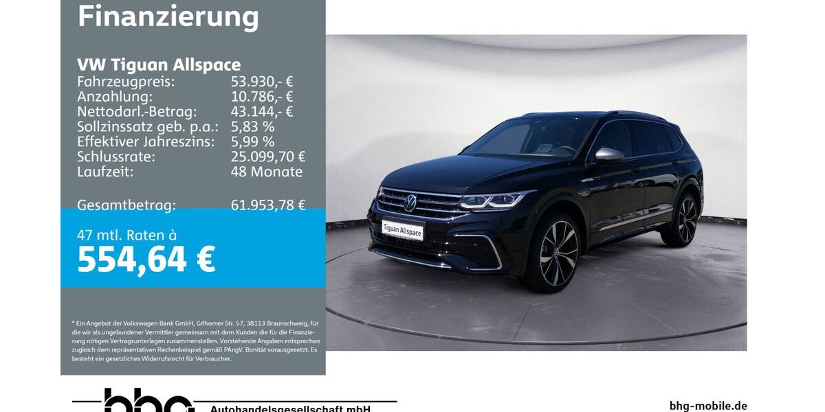 VW Tiguan Allspace 3.243 km 53.930 &euro; Rottweil 78628