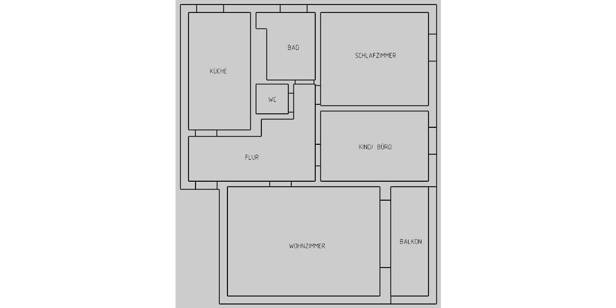 Etagenwohnung Sankt Georgen im Schwarzwald - 3 Zimmer, 75 m&sup2;, 146.000&euro; | Angebot:26957509