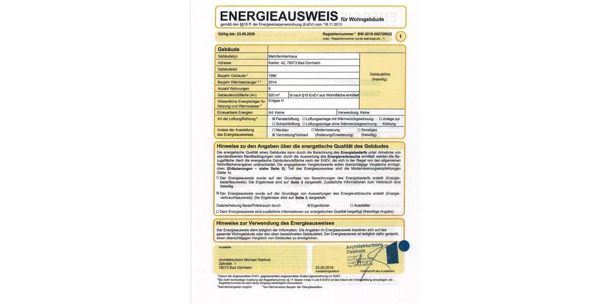 Erdgeschoßwohnung Bad Dürrheim - 3.5 Zimmer, 86 m&sup2;, 259.000&euro; | Angebot:26069546