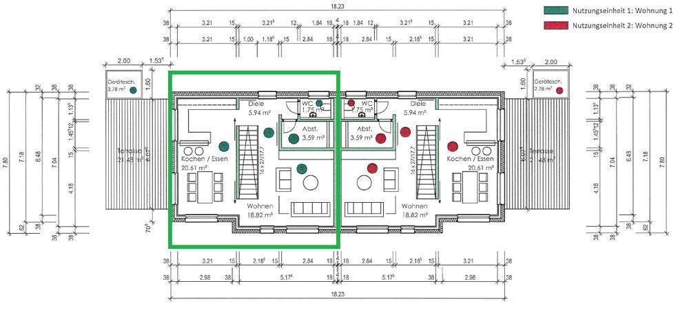 Doppelhaushälfte Rottweil - 5 Zimmer, 162 m&sup2;, 458.000&euro; | Angebot:25691330