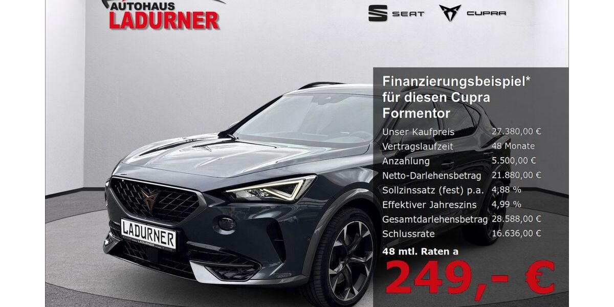 Cupra Formentor 68.745 km 27.380 &euro; Tuttlingen 78532