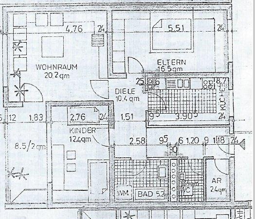 Etagenwohnung Dauchingen - 3 Zimmer, 80 m&sup2;, 190.000&euro; | Angebot:26967569