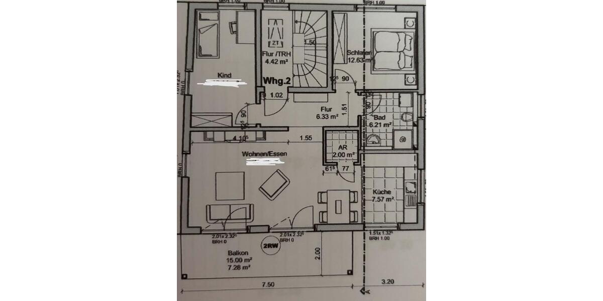 Etagenwohnung Denkingen - 3 Zimmer, 83 m&sup2;, 420.000&euro; | Angebot:25635423