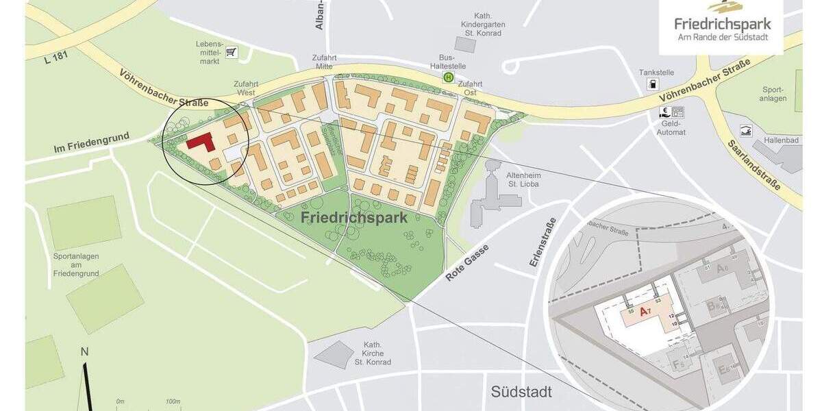 Etagenwohnung Villingen-Schwenningen Villingen - 3 Zimmer, 94 m&sup2;, 453.900&euro; | Angebot:25701412