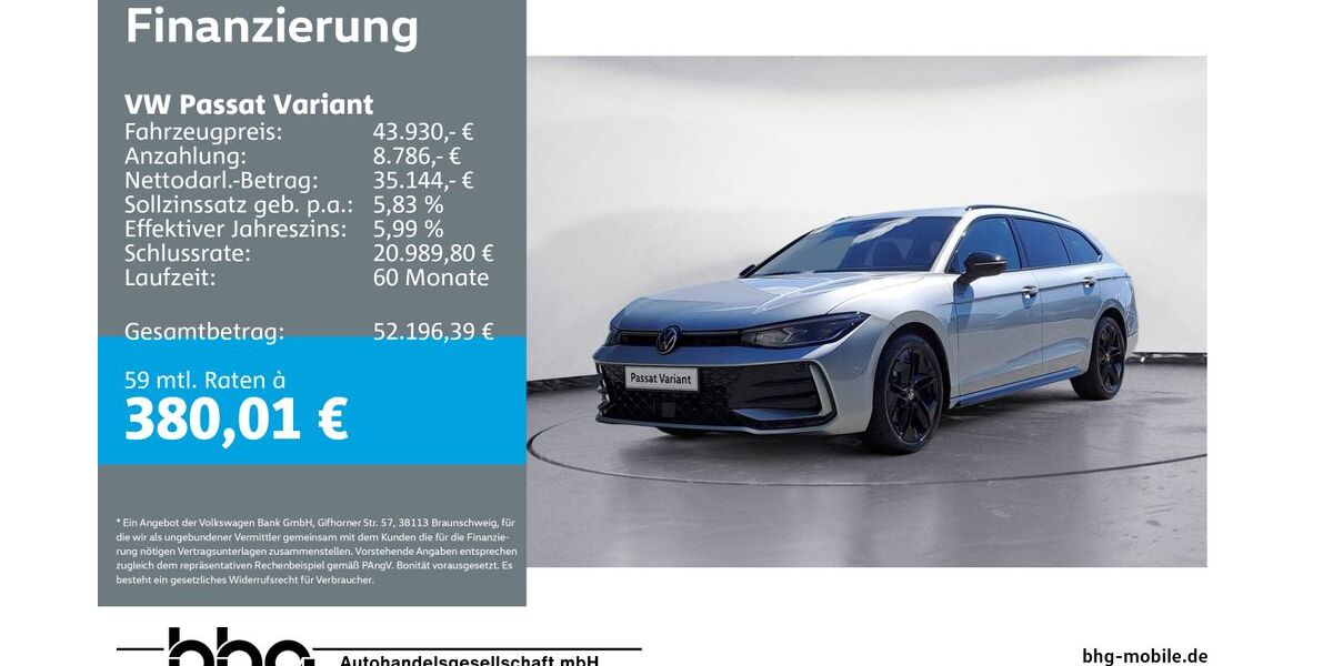 VW Passat Variant 11.781 km 43.930 &euro; Rottweil 78628