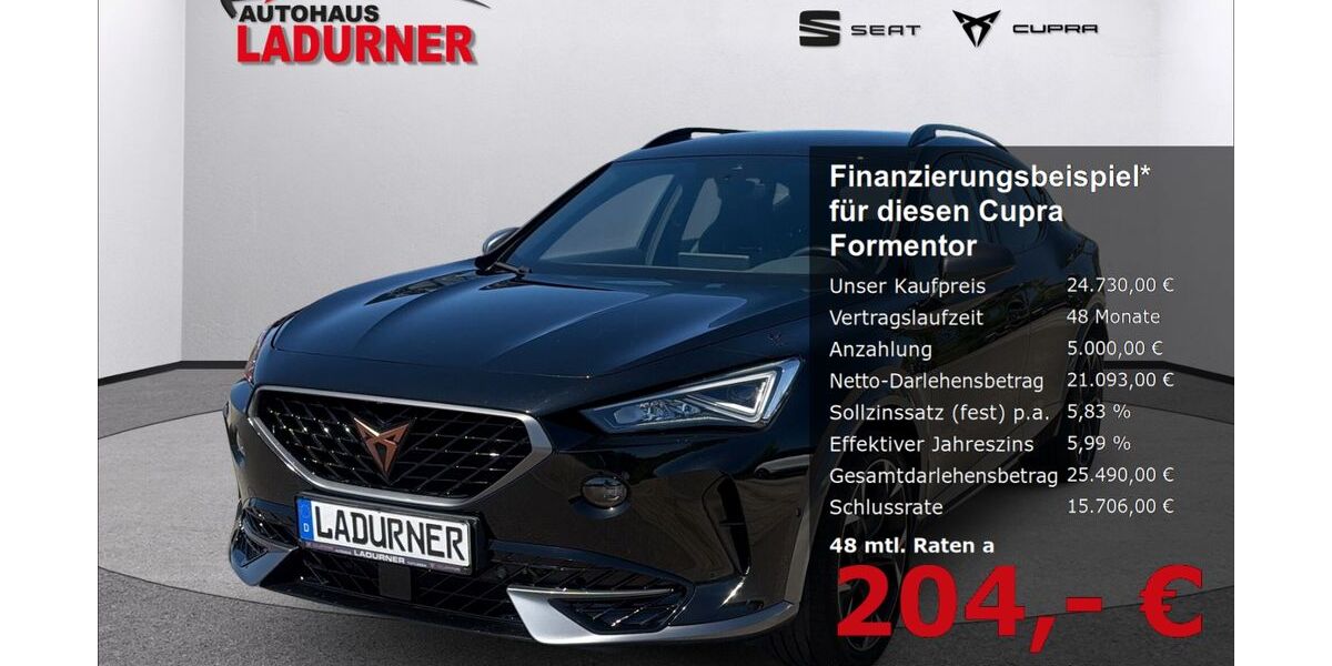 Cupra Formentor 62.950 km 24.730 &euro; Villingen-Schwenningen 78052
