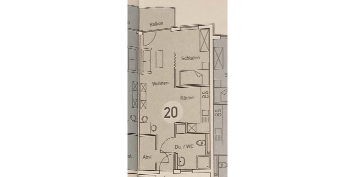 Etagenwohnung Tuttlingen - 2 Zimmer, 51 m&sup2;, 179.000&euro; | Angebot:25792884