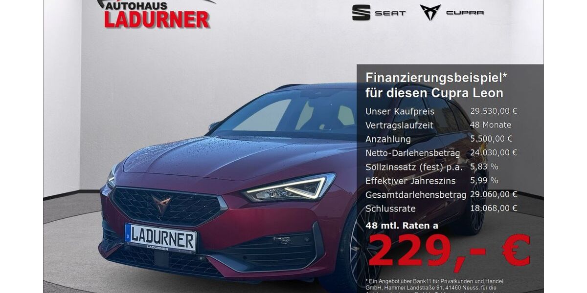 Cupra Leon 78.165 km 29.530 &euro; Tuttlingen 78532
