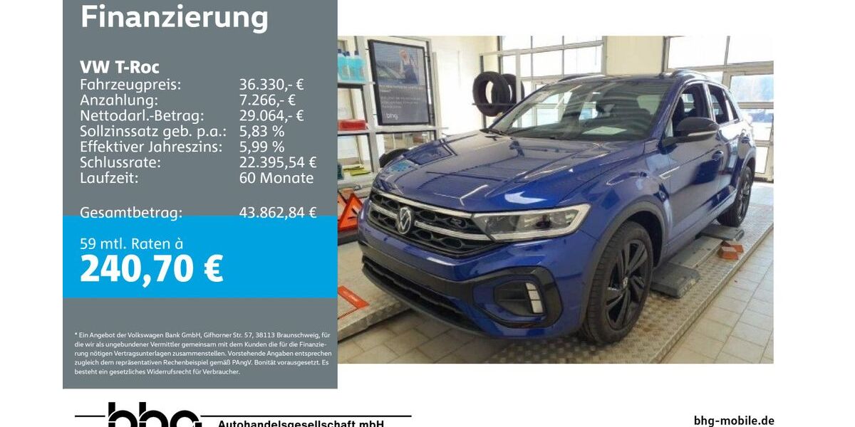 VW T-Roc 12.074 km 36.330 &euro; Rottweil 78628
