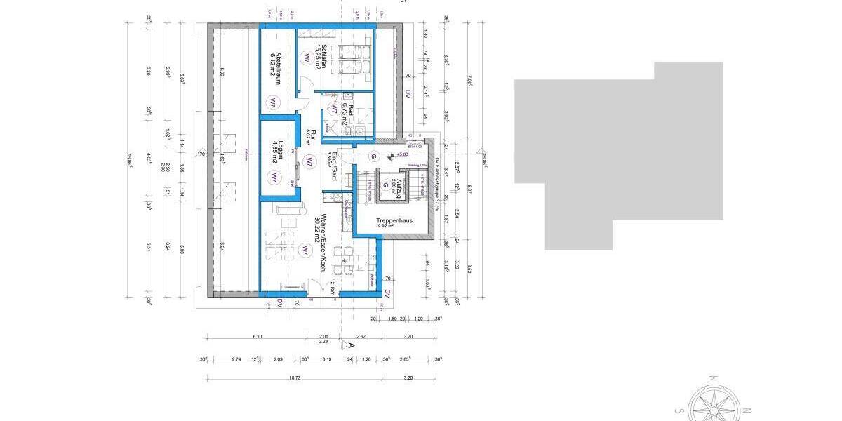 Etagenwohnung Villingen-Schwenningen Marbach - 2 Zimmer, 76 m&sup2;, 336.600&euro; | Angebot:25743164