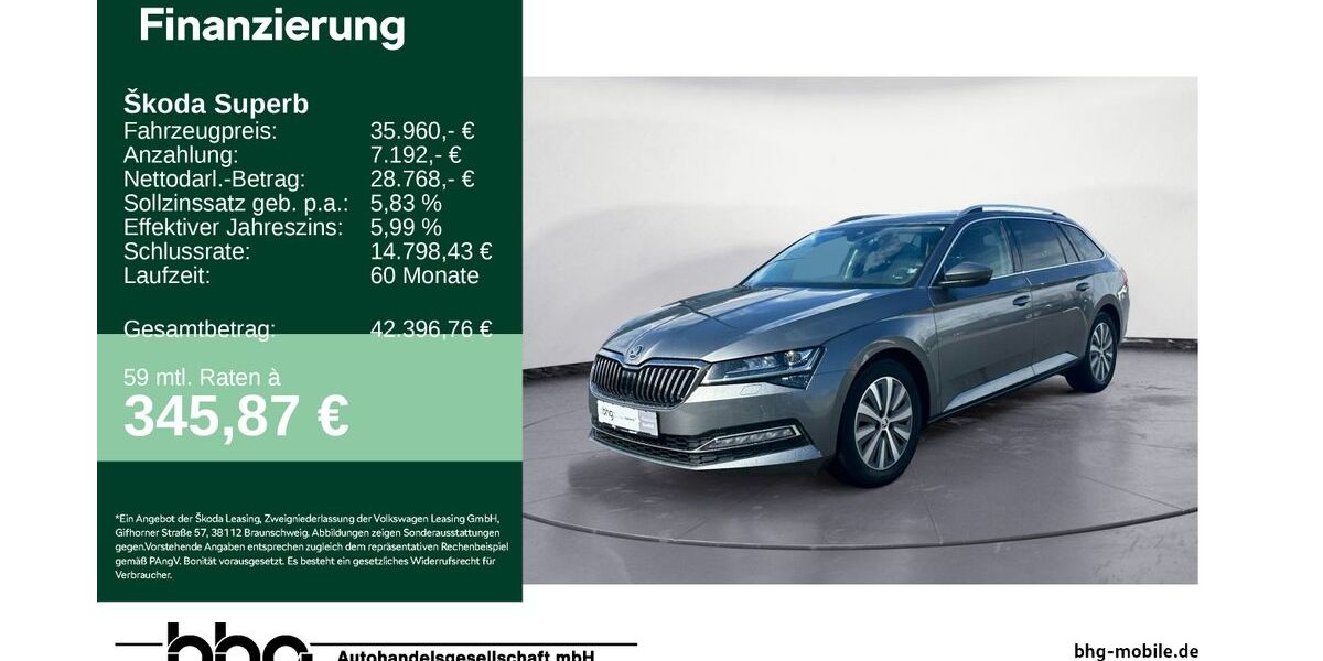 Skoda Superb 72.509 km 33.890 &euro; Rottweil 78628