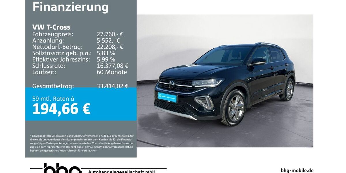 VW T-Cross 16.320 km 27.290 &euro; Rottweil 78628
