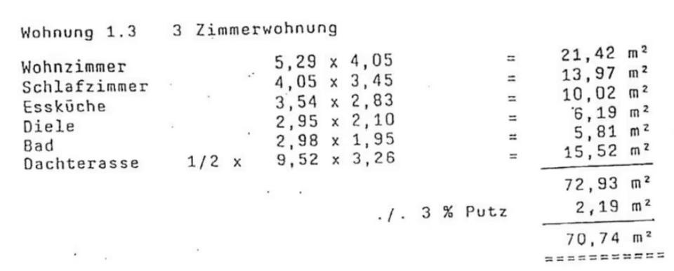 Erdgeschoßwohnung Bad Dürrheim - 2.5 Zimmer, 71 m&sup2;, 150.000&euro; | Angebot:23580252