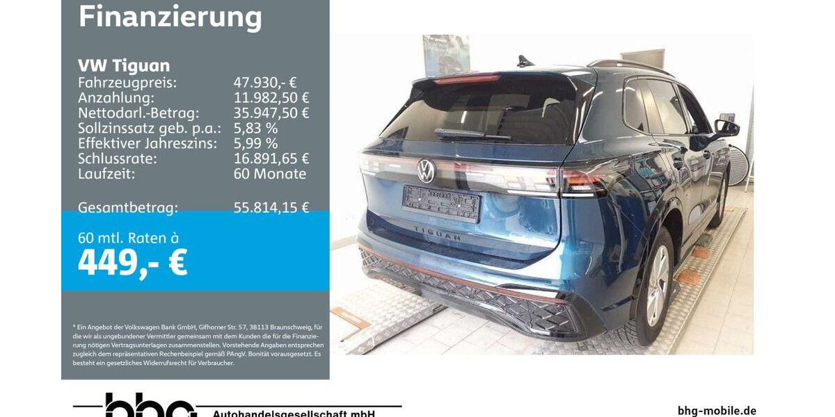 VW Tiguan 16.952 km 47.930 &euro; Rottweil 78628