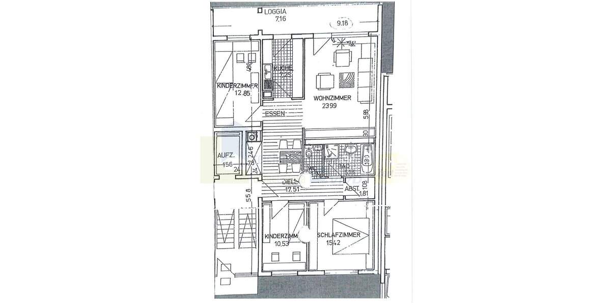 Etagenwohnung Sankt Georgen im Schwarzwald Stadtgebiet - 4 Zimmer, 103 m&sup2;, 165.000&euro; | Angebot:25738199