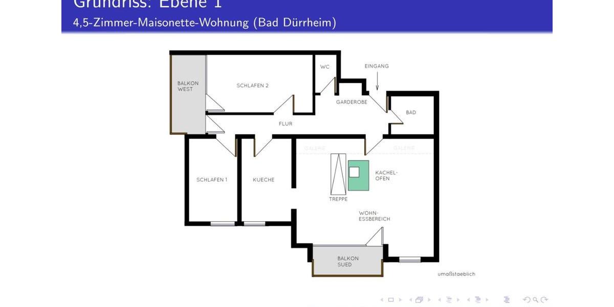 Maisonettenwohnung Bad Dürrheim - 4.5 Zimmer, 148 m&sup2;, 335.000&euro; | Angebot:24652716