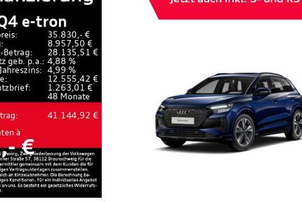 Audi Q4 e-tron 44.491 km 32.760 &euro; Rottweil 78628