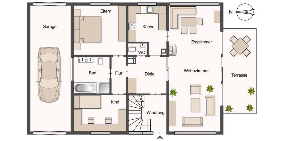 Einfamilienhaus Rietheim-Weilheim Rietheim - 5 Zimmer, 169 m&sup2;, 479.000&euro; | Angebot:25662394