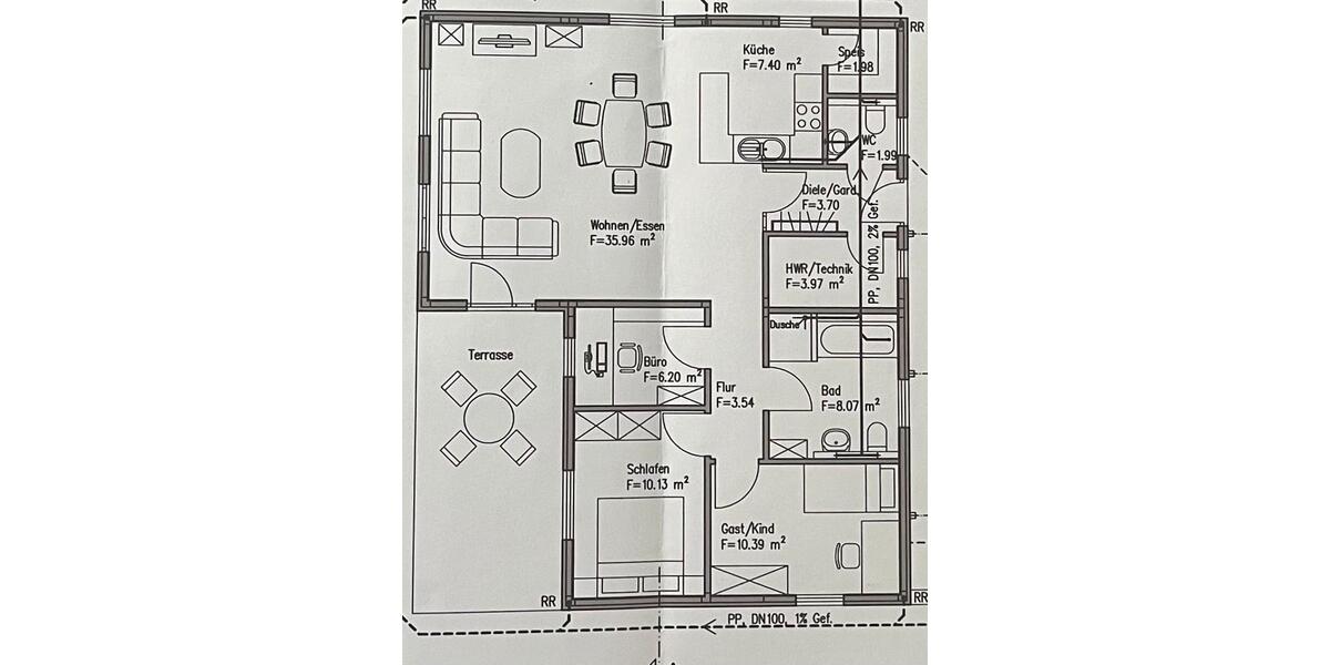 Bungalow Immendingen - 4 Zimmer, 111 m&sup2;, 1.400&euro; | Angebot:26387439